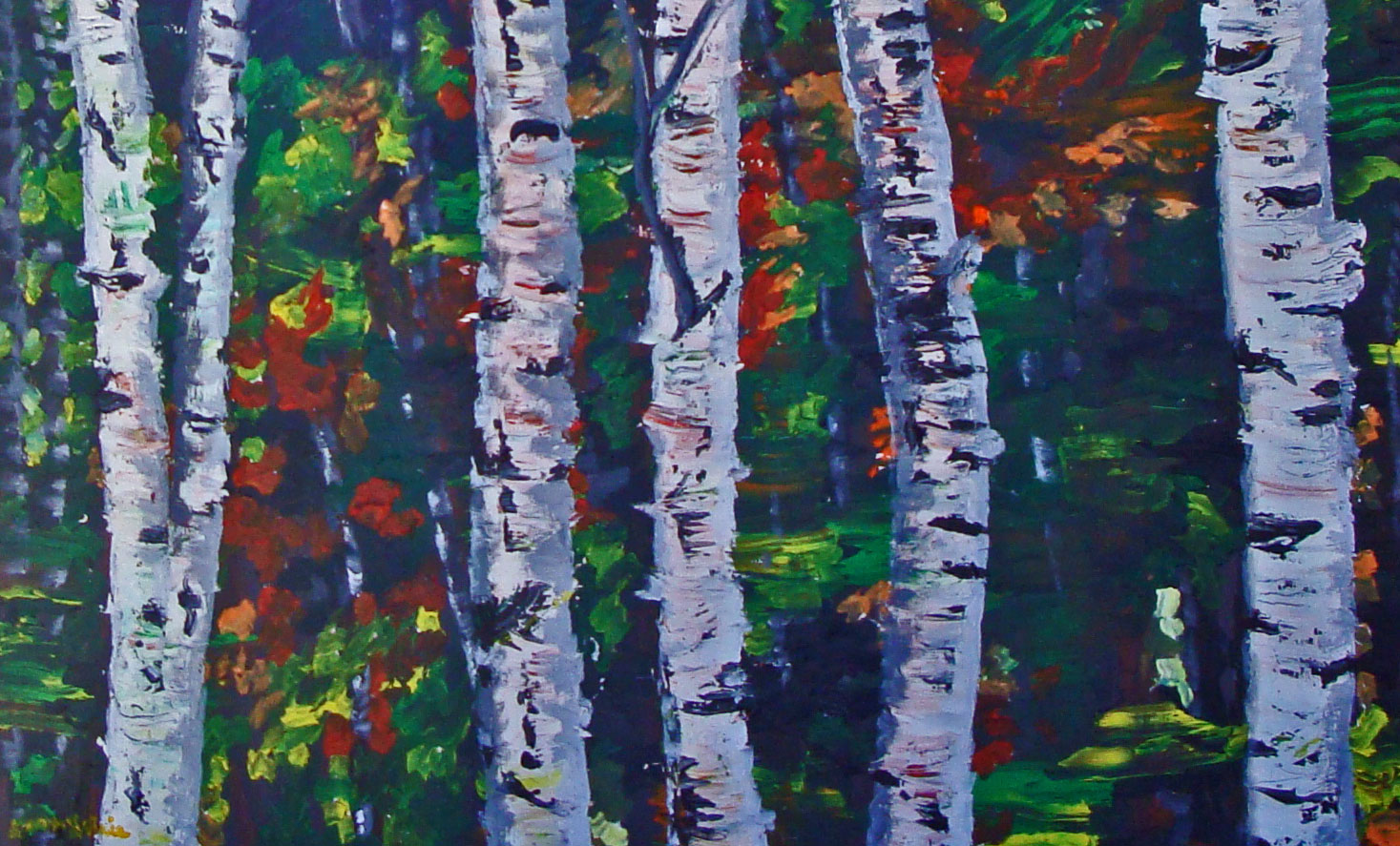 Maples at Edge Painting
