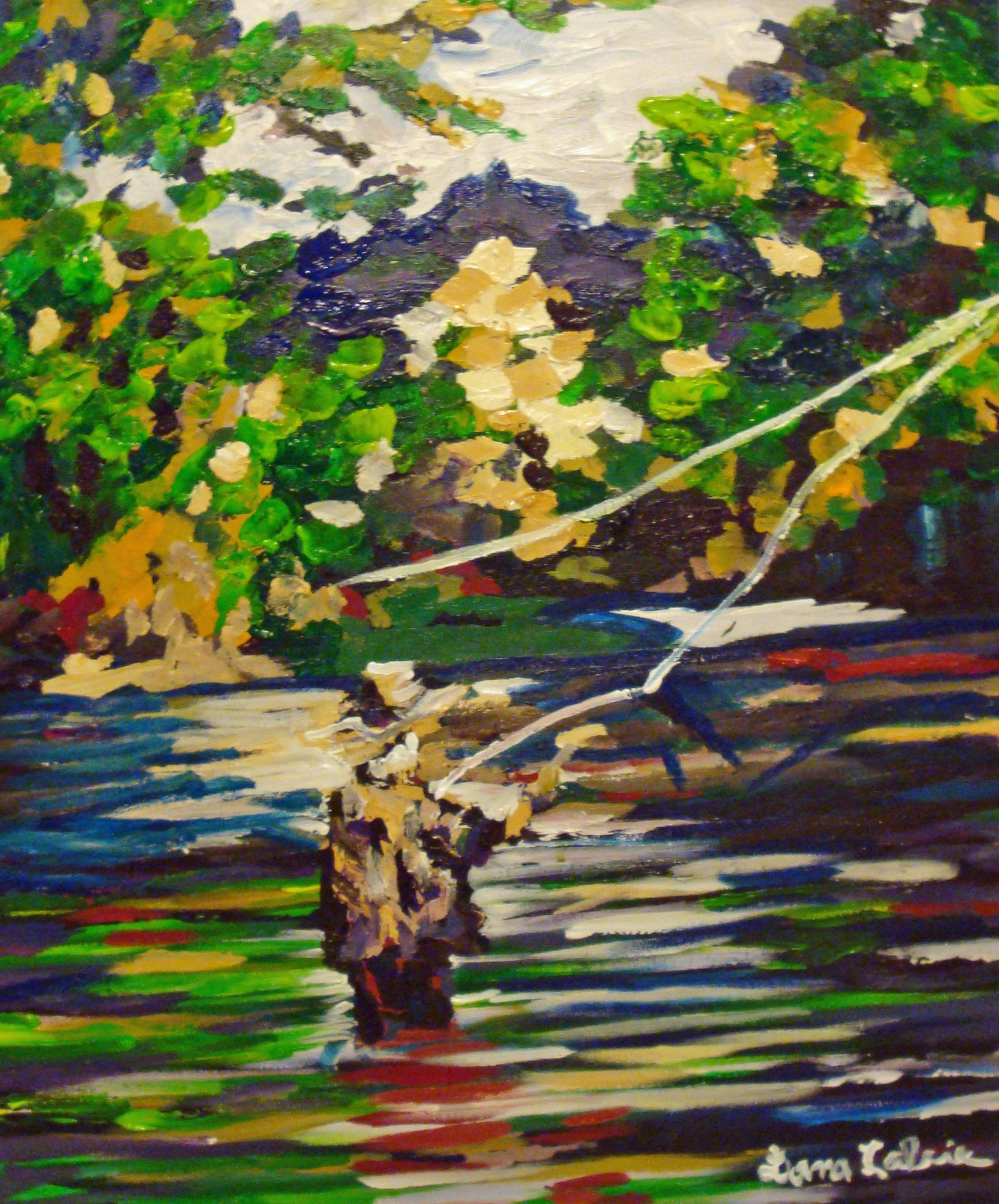 Maples at Edge Painting