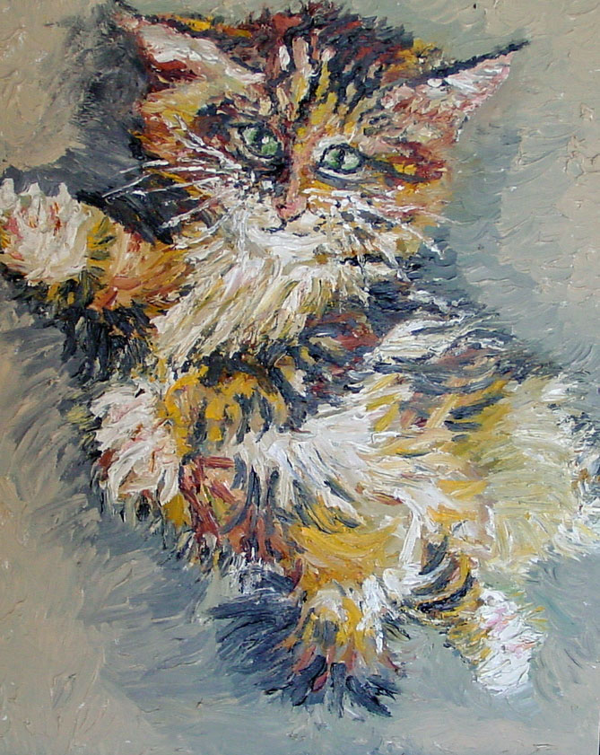 Kitty Painting